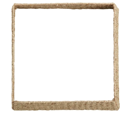 Ziemassvētku Koka Apmale Brūna 60 X 60 X 28 Cm Jūras Zāle Vidaxl