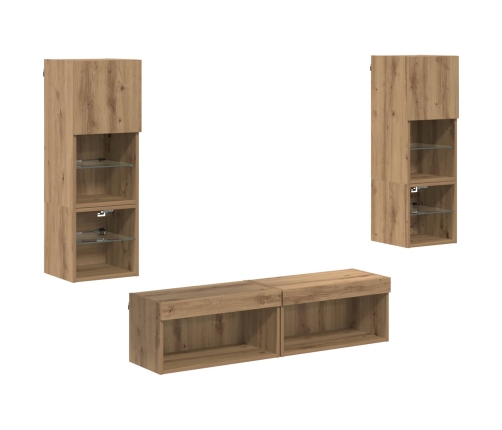 ` 6 Pcs Artisānā Ozols Inženierijas Koks Vidaxl