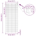 Venēcijas Žalūzija Regulējams Sudrabaini Pelēks 150 X 50 Cm Pvc Vidaxl