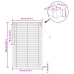 Venēcijas Žalūzija Regulējams Sudrabaini Pelēks 150 X 70 Cm Pvc Vidaxl
