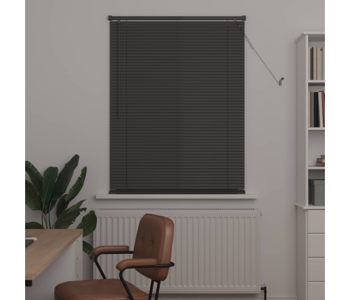 Venēcijas Žalūzija Regulējams Sudrabaini Pelēks 150 X 90 Cm Pvc Vidaxl