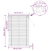 Venēcijas Žalūzija Regulējams Sudrabaini Pelēks 150 X 90 Cm Pvc Vidaxl