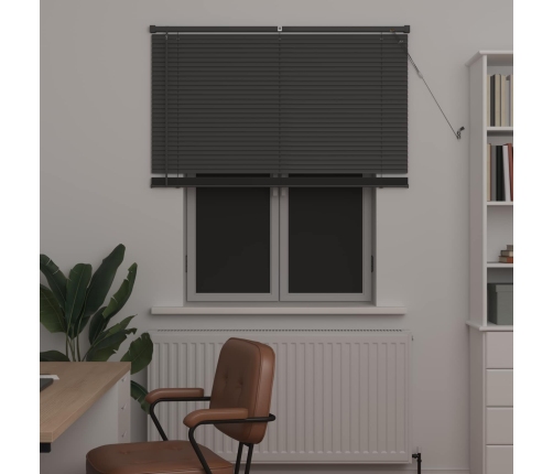 Venēcijas Žalūzija Sudrabaini Pelēks 150 X 110 Cm Pvc Vidaxl