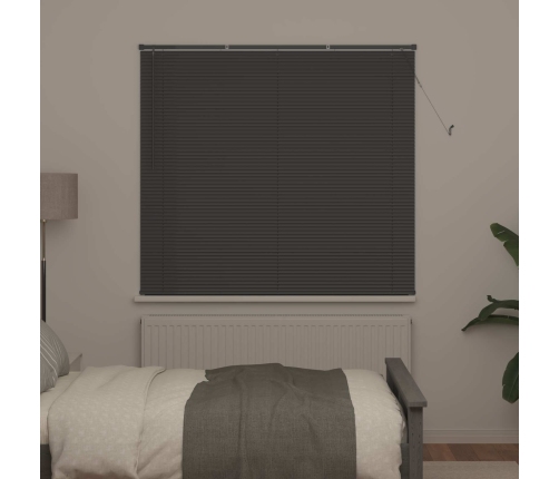 Venēcijas Žalūzija Sudrabaini Pelēks 150 X 150 Cm Pvc Vidaxl