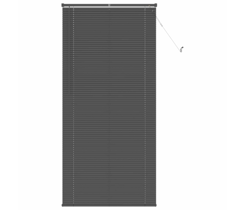 Venēcijas Žalūzija Sudrabaini Pelēks 213 X 100 Cm Pvc Vidaxl