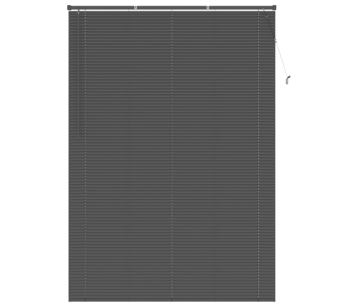 Venēcijas Žalūzija Sudrabaini Pelēks 213 X 160 Cm Pvc Vidaxl