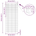 Venēcijas Žalūzija Regulējams Balts 150 X 60 Cm Pvc Vidaxl