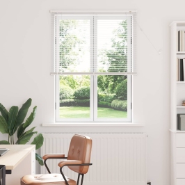 Venēcijas Žalūzija Regulējams Balts 150 X 80 Cm Pvc Vidaxl