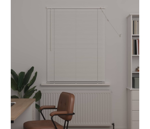Venēcijas Žalūzija Regulējams Balts 150 X 80 Cm Pvc Vidaxl