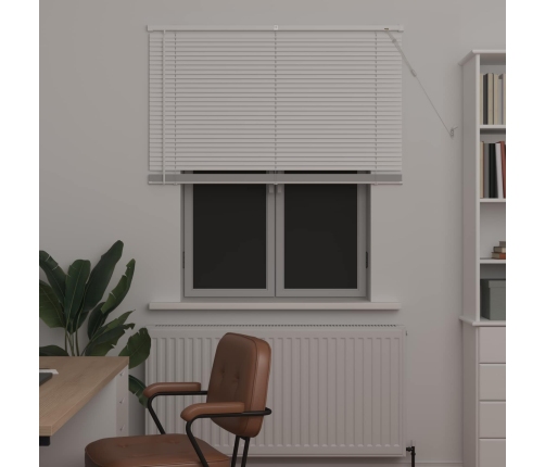 Venēcijas Žalūzija Regulējams Balts 150 X 110 Cm Pvc Vidaxl