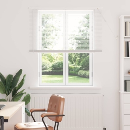 Venēcijas Žalūzija Regulējams Balts 150 X 120 Cm Pvc Vidaxl