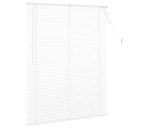 Venēcijas Žalūzija Regulējams Balts 150 X 120 Cm Pvc Vidaxl