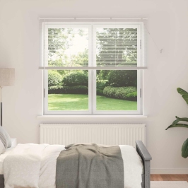 Venēcijas Žalūzija Regulējams Balts 150 X 140 Cm Pvc Vidaxl