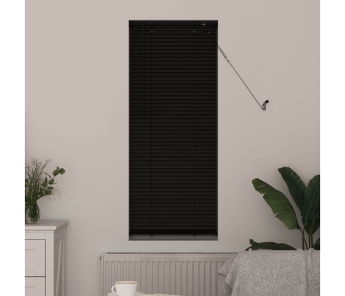 Venēcijas Žalūzija Regulējams Melna 150 X 50 Cm Pvc Vidaxl