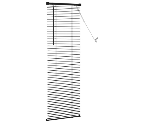 Venēcijas Žalūzija Regulējams Melna 150 X 60 Cm Pvc Vidaxl