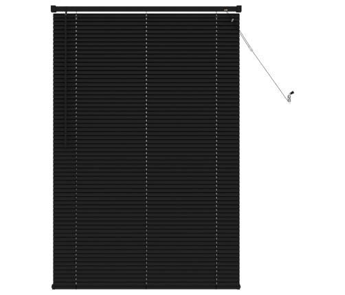 Venēcijas Žalūzija Regulējams Melna 150 X 70 Cm Pvc Vidaxl
