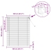 Venēcijas Žalūzija Regulējams Melna 150 X 120 Cm Pvc Vidaxl