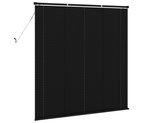 Venēcijas Žalūzija Regulējams Melna 150 X 130 Cm Pvc Vidaxl