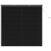 Venēcijas Žalūzija Regulējams Melna 150 X 130 Cm Pvc Vidaxl