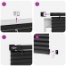 Venēcijas Žalūzija Regulējams Melna 150 X 140 Cm Pvc Vidaxl