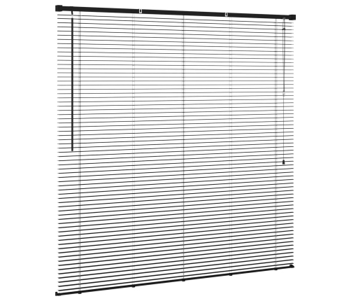 Venēcijas Žalūzija Regulējams Melna 150 X 150 Cm Pvc Vidaxl
