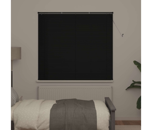 Venēcijas Žalūzija Regulējams Melna 150 X 160 Cm Pvc Vidaxl