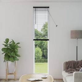 Venēcijas Žalūzija Regulējams Melna 213 X 50 Cm Pvc Vidaxl