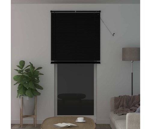 Venēcijas Žalūzija Regulējams Melna 213 X 80 Cm Pvc Vidaxl