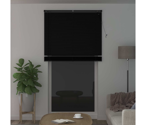 Venēcijas Žalūzija Regulējams Melna 213 X 120 Cm Pvc Vidaxl