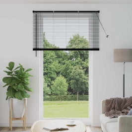 Venēcijas Žalūzija Regulējams Melna 213 X 160 Cm Pvc Vidaxl