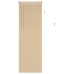 Venēcijas Žalūzija Gaiši Brūna Ar Rakstu 150 X 50 Cm Pvc Vidaxl