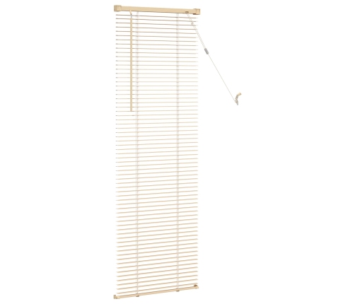 Venēcijas Žalūzija Gaiši Brūna Ar Rakstu 150 X 60 Cm Pvc Vidaxl