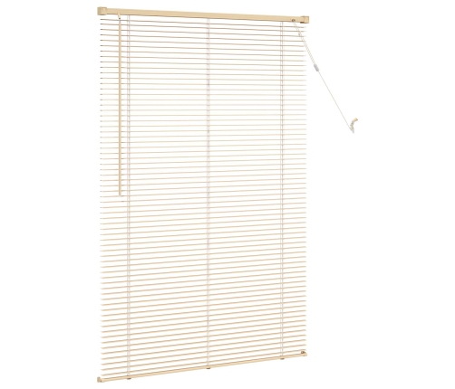 Venēcijas Žalūzija Gaiši Brūna Ar Rakstu 150 X 100 Cm Pvc Vidaxl