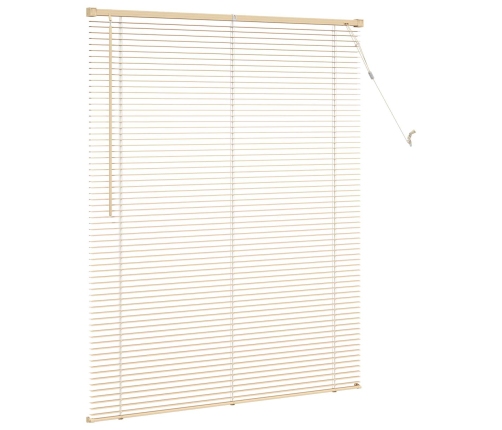 Venēcijas Žalūzija Gaiši Brūna Ar Rakstu 150 X 110 Cm Pvc Vidaxl