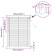 Venēcijas Žalūzija Gaiši Brūna Ar Rakstu 150 X 110 Cm Pvc Vidaxl