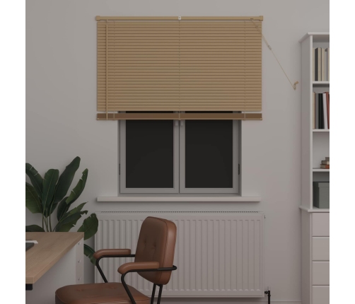Venēcijas Žalūzija Gaiši Brūna Ar Rakstu 150 X 120 Cm Pvc Vidaxl