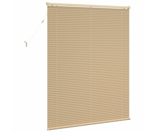 Venēcijas Žalūzija Gaiši Brūna Ar Rakstu 150 X 120 Cm Pvc Vidaxl