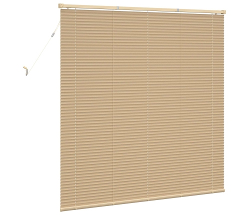 Venēcijas Žalūzija Gaiši Brūna Ar Rakstu 150 X 140 Cm Pvc Vidaxl