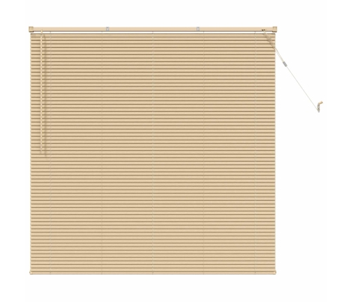 Venēcijas Žalūzija Gaiši Brūna Ar Rakstu 150 X 140 Cm Pvc Vidaxl