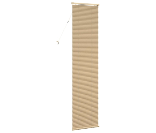 Venēcijas Žalūzija Gaiši Brūna Ar Rakstu 213 X 50 Cm Pvc Vidaxl