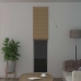 Venēcijas Žalūzija Gaiši Brūna Ar Rakstu 213 X 60 Cm Pvc Vidaxl