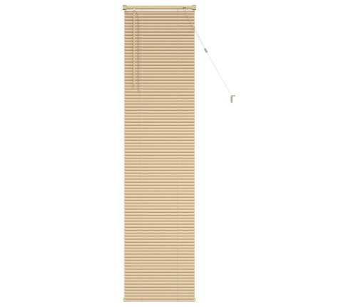 Venēcijas Žalūzija Gaiši Brūna Ar Rakstu 213 X 60 Cm Pvc Vidaxl