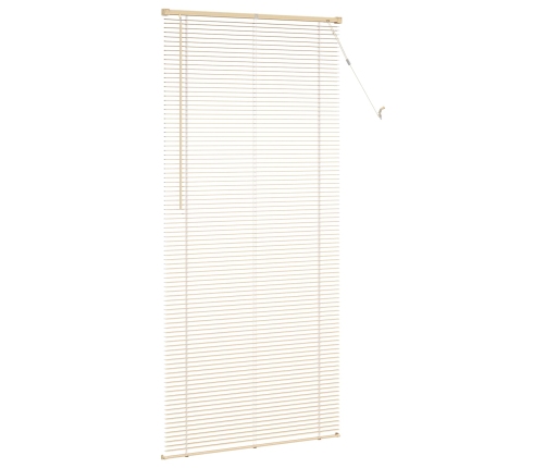 Venēcijas Žalūzija Gaiši Brūna Ar Rakstu 213 X 80 Cm Pvc Vidaxl