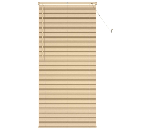 Venēcijas Žalūzija Gaiši Brūna Ar Rakstu 213 X 100 Cm Pvc Vidaxl