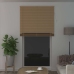Venēcijas Žalūzija Gaiši Brūna Ar Rakstu 213 X 120 Cm Pvc Vidaxl