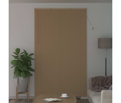 Venēcijas Žalūzija Gaiši Brūna Ar Rakstu 213 X 150 Cm Pvc Vidaxl