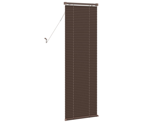Venēcijas Žalūzija Tumši Brūna Ar Rakstu 150 X 60 Cm Pvc Vidaxl