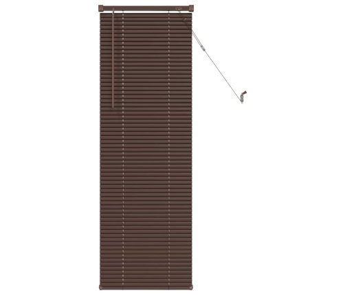 Venēcijas Žalūzija Tumši Brūna Ar Rakstu 150 X 60 Cm Pvc Vidaxl