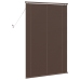 Venēcijas Žalūzija Tumši Brūna Ar Rakstu 150 X 100 Cm Pvc Vidaxl