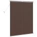 Venēcijas Žalūzija Tumši Brūna Ar Rakstu 150 X 120 Cm Pvc Vidaxl